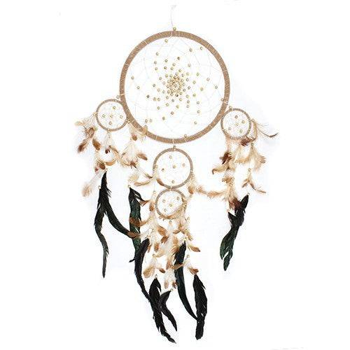 Bali Dreamcatchers with Feathers - Set of 3 - Crystal Nest