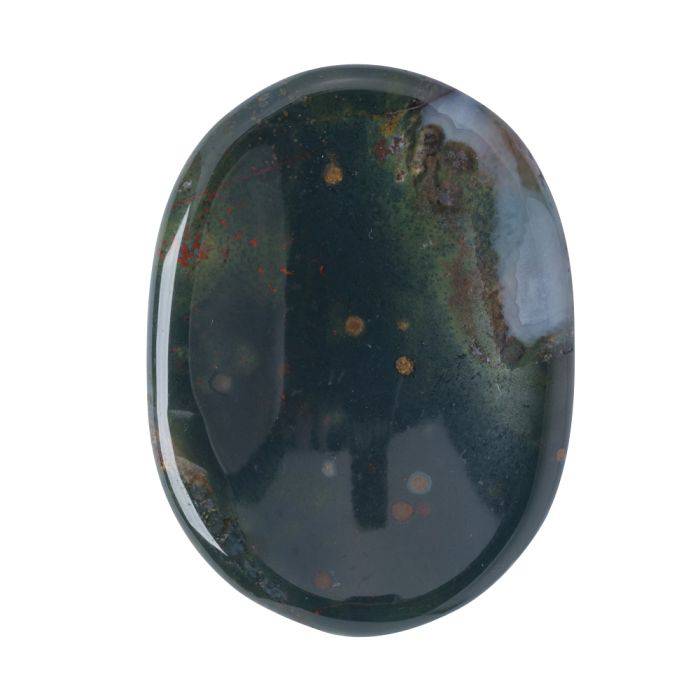 Bloodstone Worry Stone - Crystal Nest