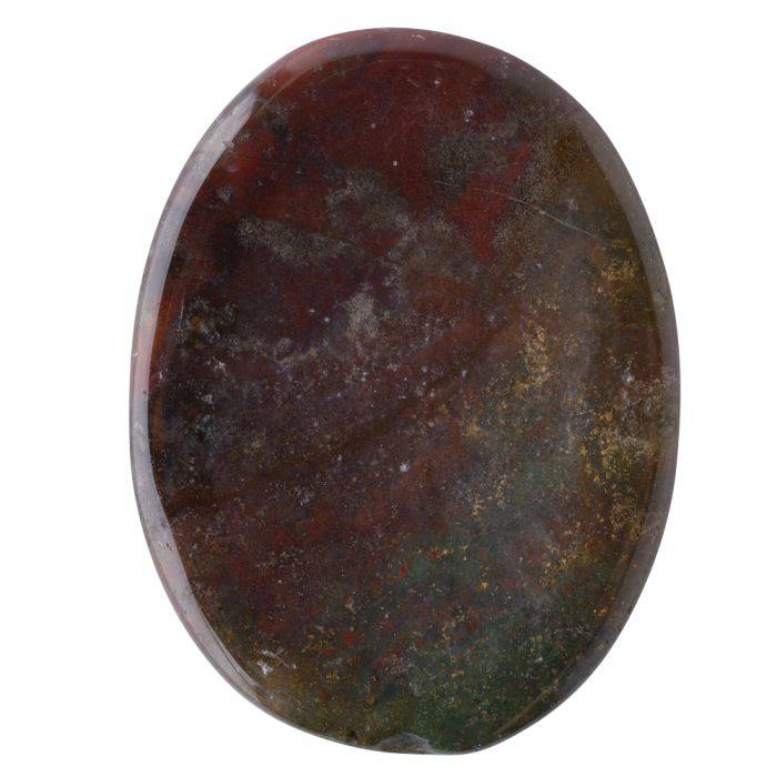 Bloodstone Worry Stone - Crystal Nest