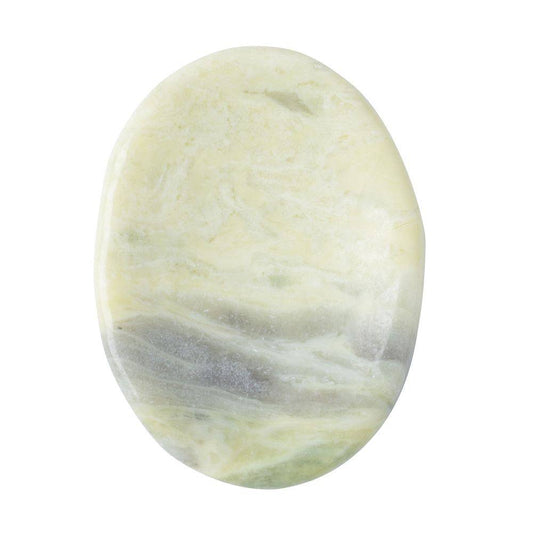 Serpentine Worry Stone - Crystal Nest