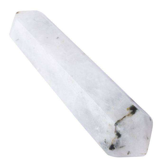 Rainbow Moonstone Point - Crystal Nest