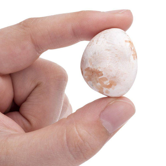 Pink Scolecite Tumblestone - Medium - Crystal Nest