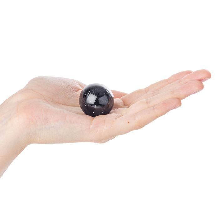 Black Tourmaline Mini Sphere - Crystal Nest