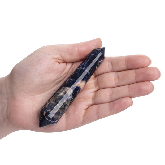 Sodalite Double Terminated Crystal Wand - Crystal Nest