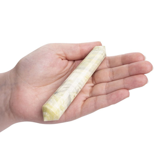 Serpentine (Infinite) Double Terminated Crystal Wand - Crystal Nest