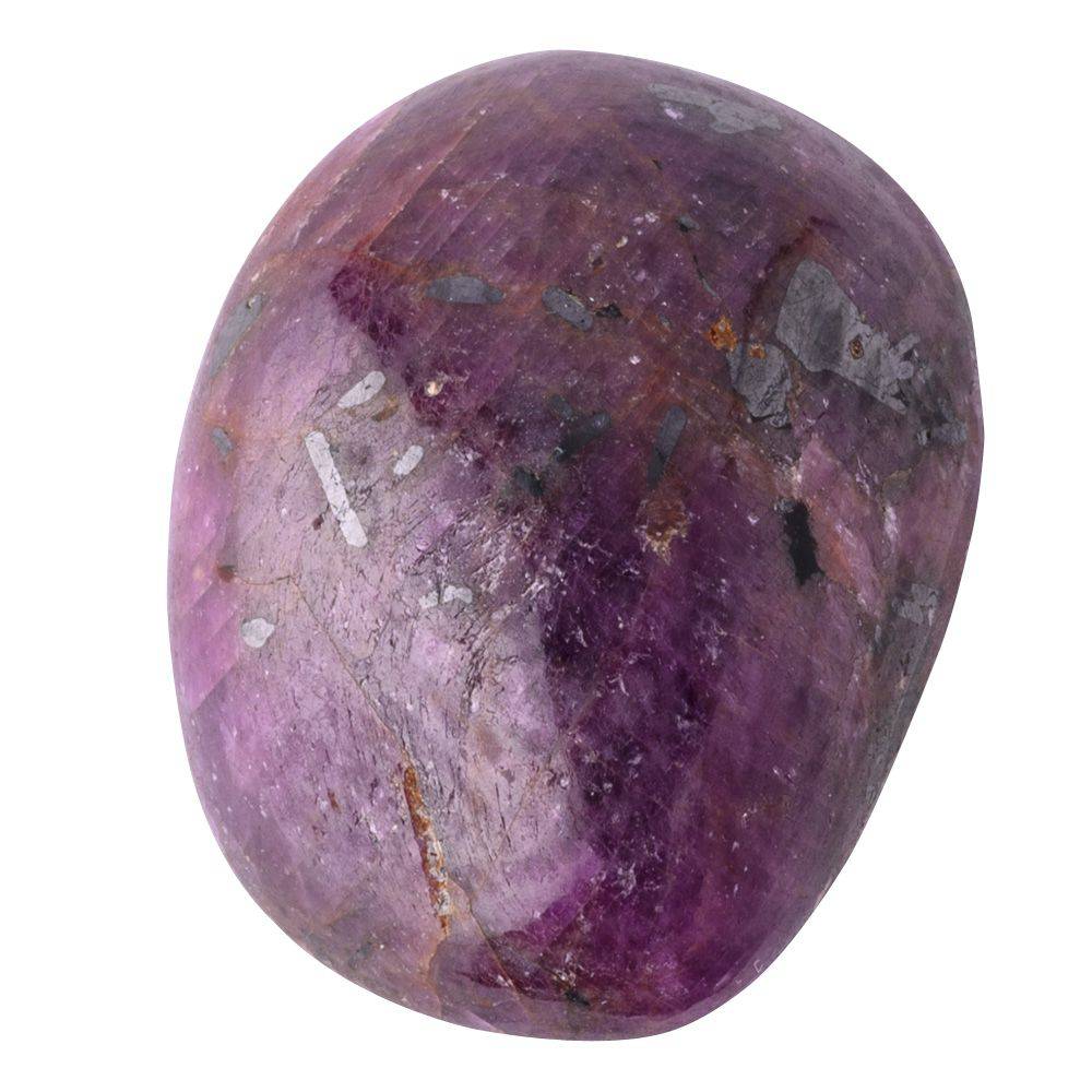 Purple Ruby Tumblestone - Large - Crystal Nest