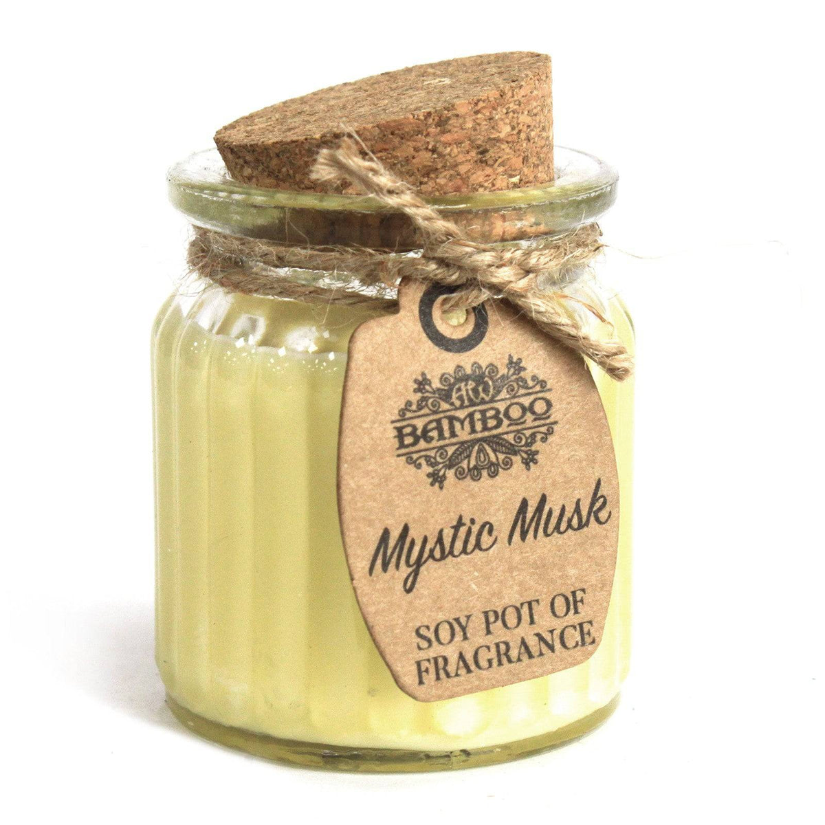 2 x Mystic Musk Soy Pot Fragrance Candles - Crystal Nest