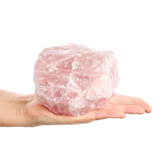 Rose Quartz Rough Crystal | 1–1.5kg - Crystal Nest