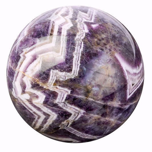 Amethyst Chevron Sphere | 1.4kg - 1.5kg - Crystal Nest