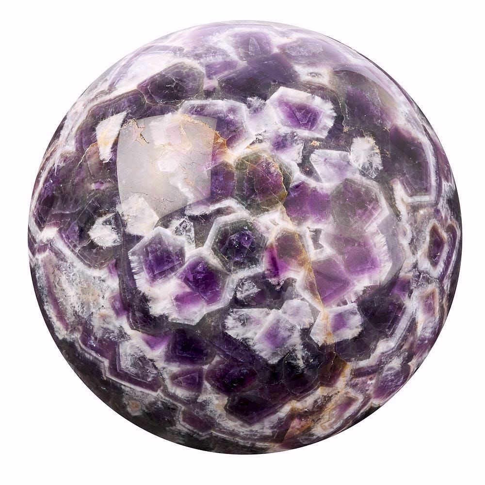 Amethyst Chevron Sphere | 1.4kg - 1.5kg - Crystal Nest