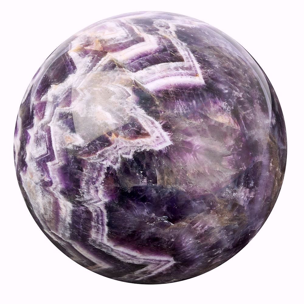 Amethyst Chevron Sphere | 1.4kg - 1.5kg - Crystal Nest
