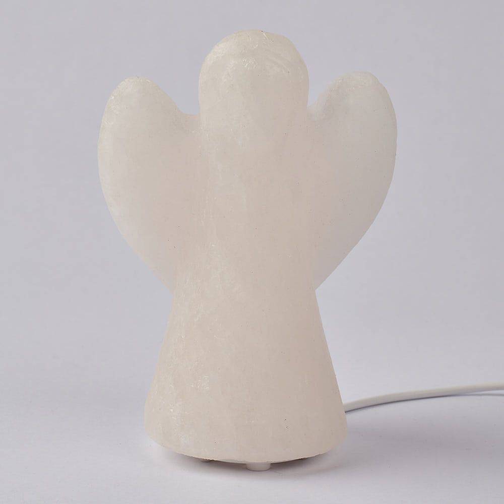 Himalayan White Angel Salt Lamp - Crystal Nest