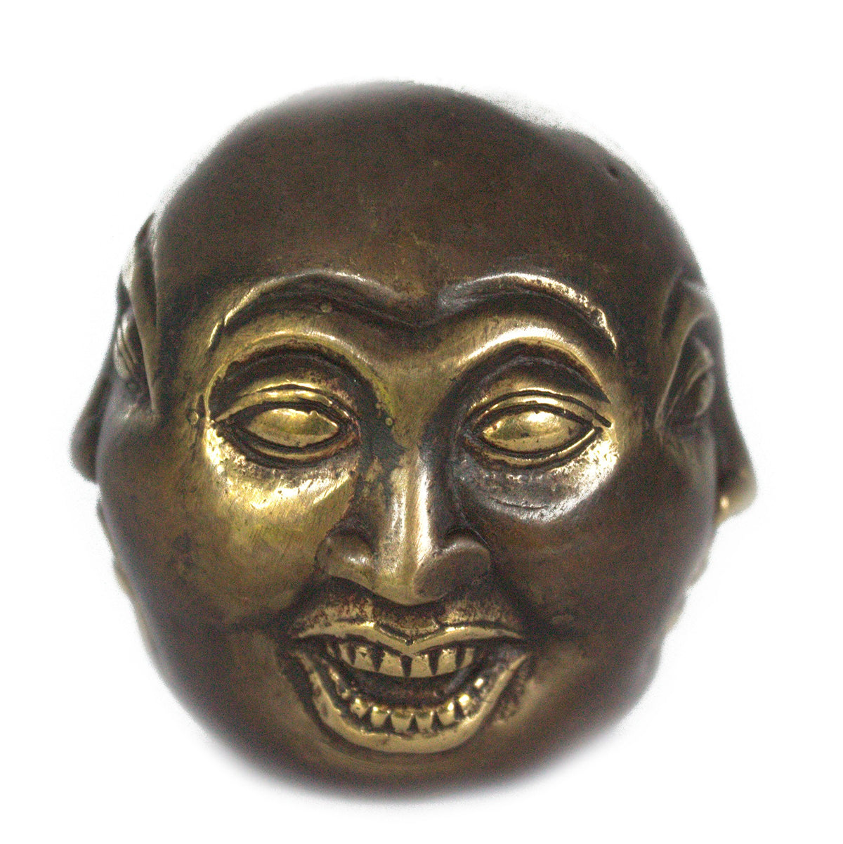 Brass Feng Shui Four-Face Buddha | Decor & Spiritual Ornament - Crystal Nest