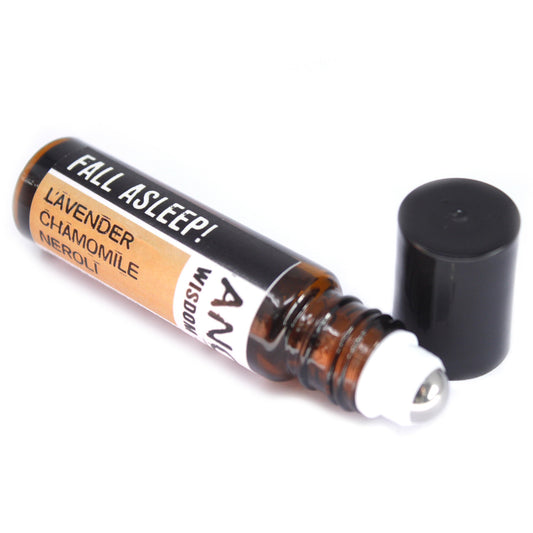 Fall Asleep! Roll On Essential Oil Blend | Calming Aromatherapy for Restful Sleep - Crystal Nest
