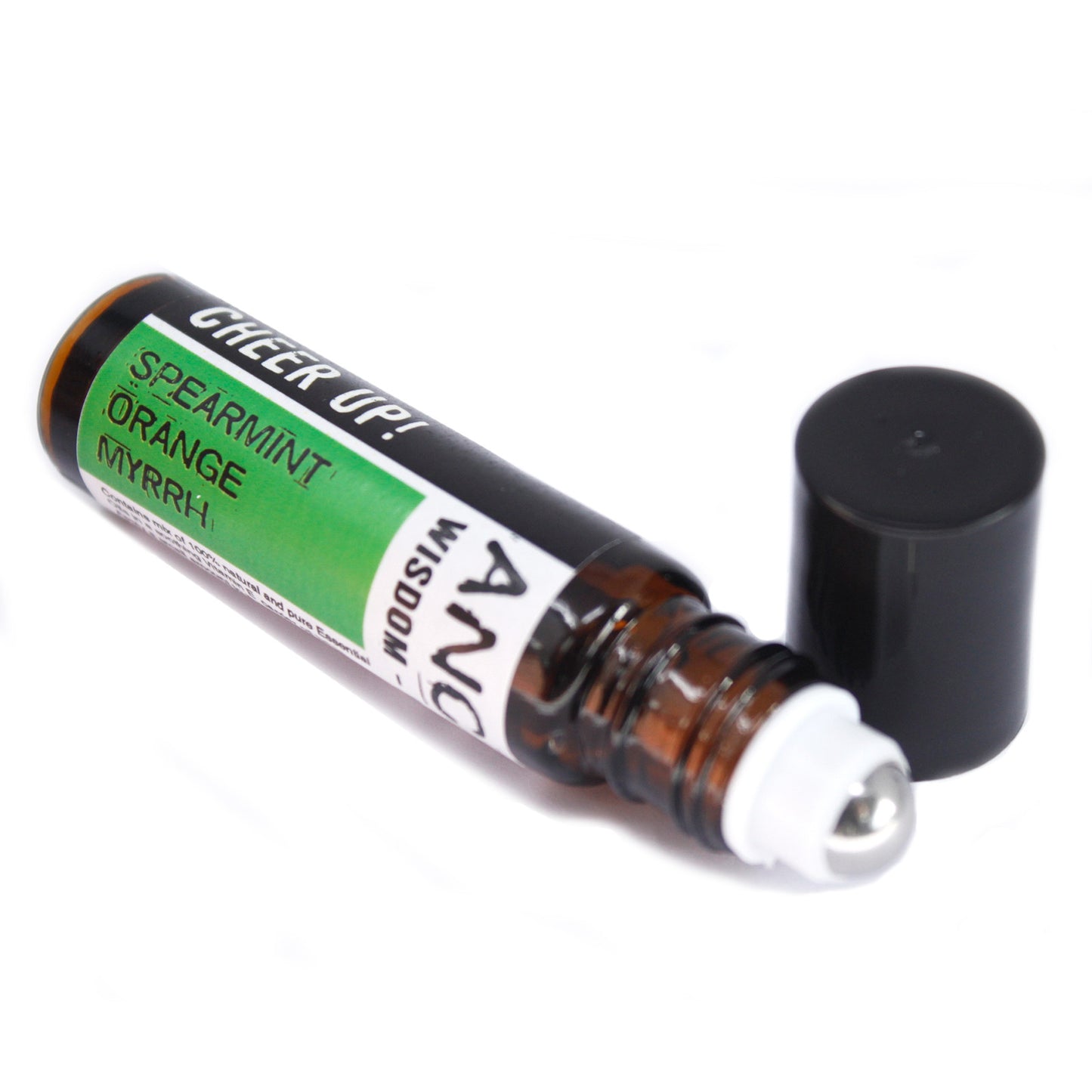 Cheer Up! Roll On Essential Oil Blend | Uplifting Aromatherapy - Crystal Nest