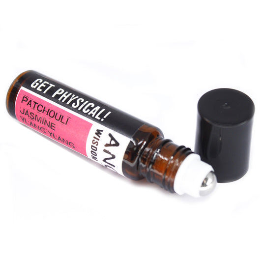 Get Physical! Roll On Essential Oil Blend | Energising & Invigorating Aromatherapy - Crystal Nest