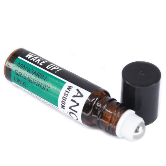 Wake Up! Roll On Essential Oil Blend | Energising Aromatherapy - Crystal Nest