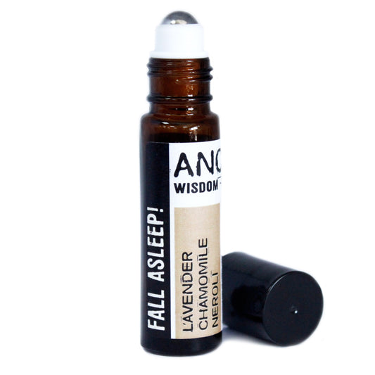 Fall Asleep! Roll On Essential Oil Blend | Calming Aromatherapy for Restful Sleep - Crystal Nest