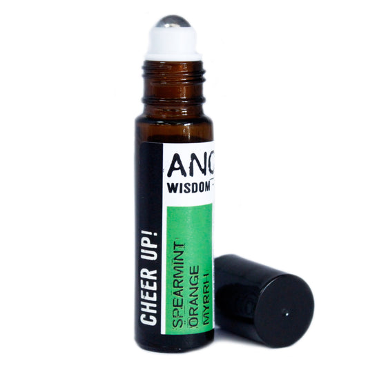 Cheer Up! Roll On Essential Oil Blend | Uplifting Aromatherapy - Crystal Nest