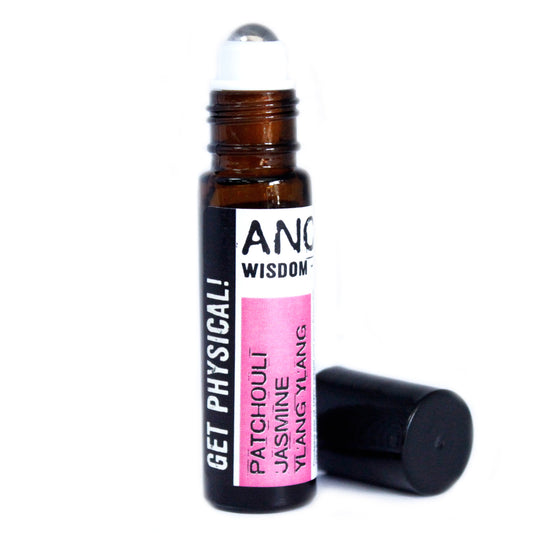 Get Physical! Roll On Essential Oil Blend | Energising & Invigorating Aromatherapy - Crystal Nest