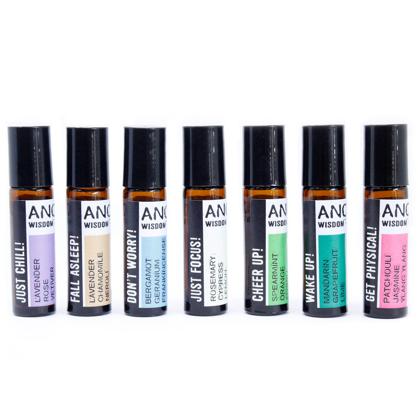 Just Focus! Roll On Essential Oil Blend | Concentration & Clarity Aromatherapy