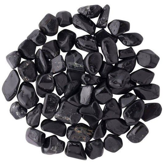 Black Tourmaline Tumblestones - Small - Crystal Nest