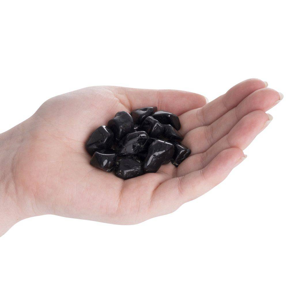 Black Tourmaline Tumblestones - Small - Crystal Nest
