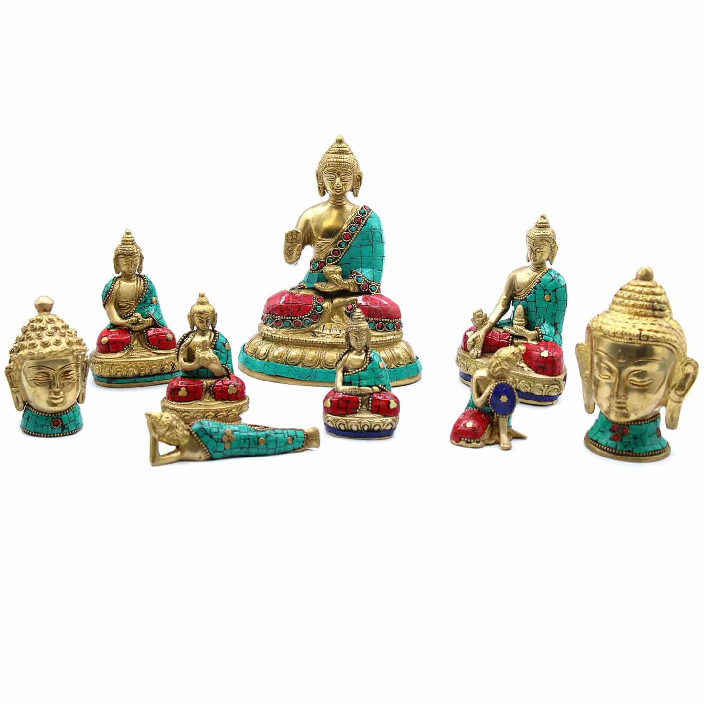 Brass Buddha Figure – Hands Down - Crystal Nest