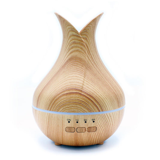 Serenity Mist | Wood-Effect Ultrasonic Aroma Diffuser & Humidifier - Crystal Nest