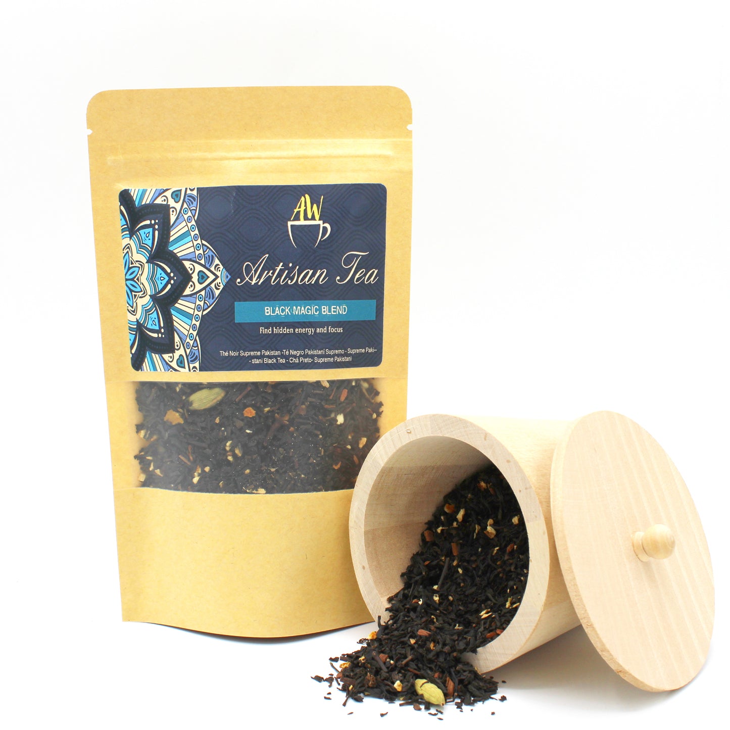 Black Magic Artisan Tea Blend | 50g Bag - Crystal Nest