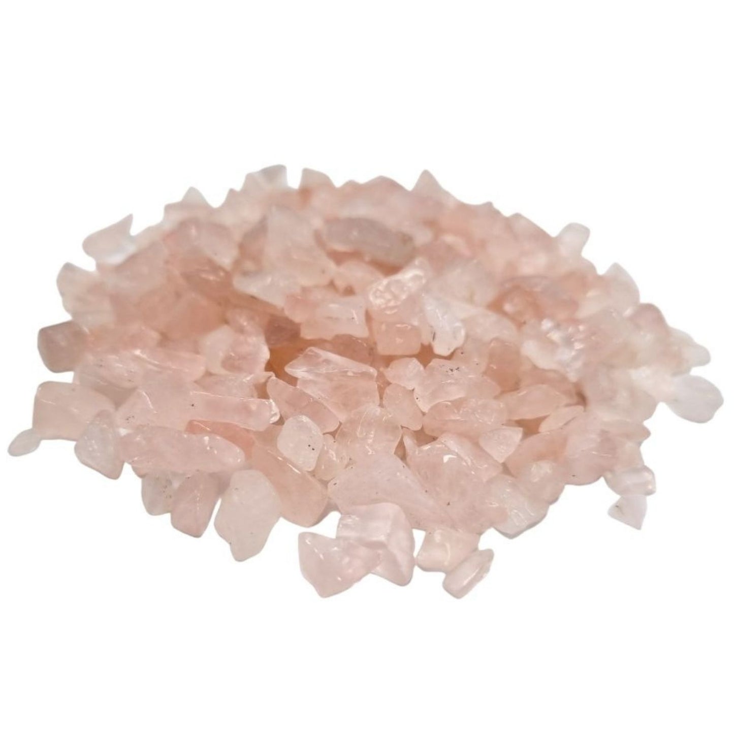 Rose Quartz Crystal Chips - 40g Bag - Crystal Nest
