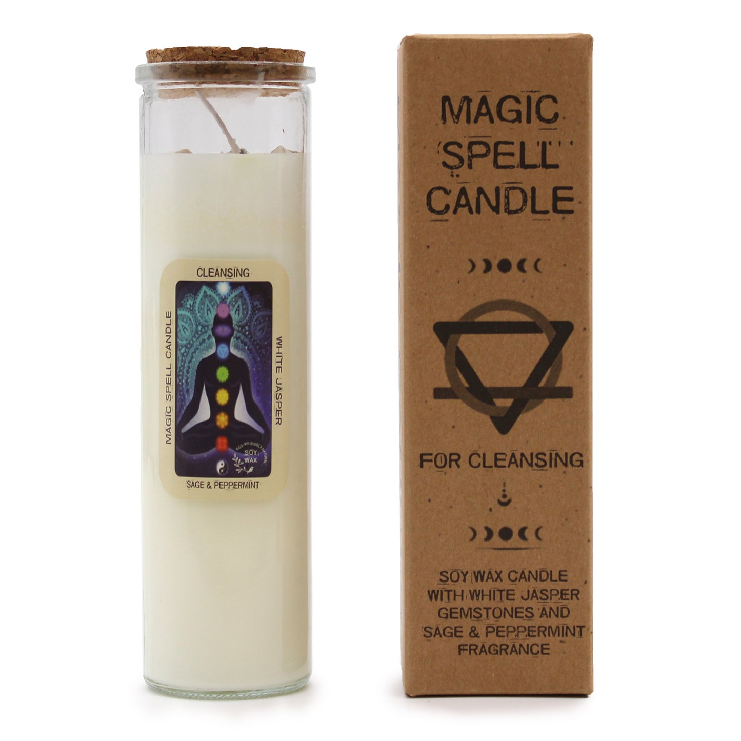 Magic Spell Soy Wax Candle - Cleansing - Crystal Nest