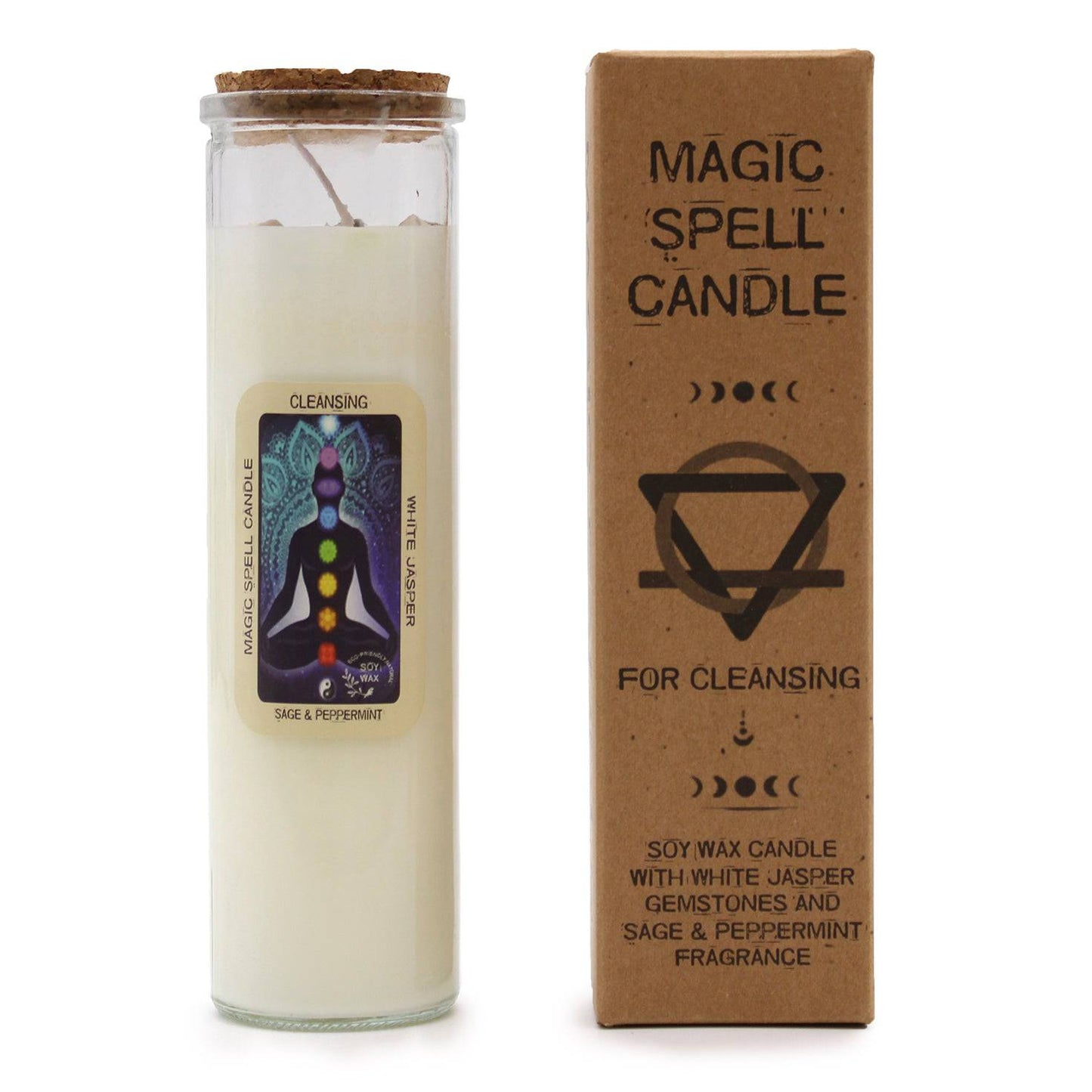 Magic Spell Soy Wax Candle - Cleansing - Crystal Nest
