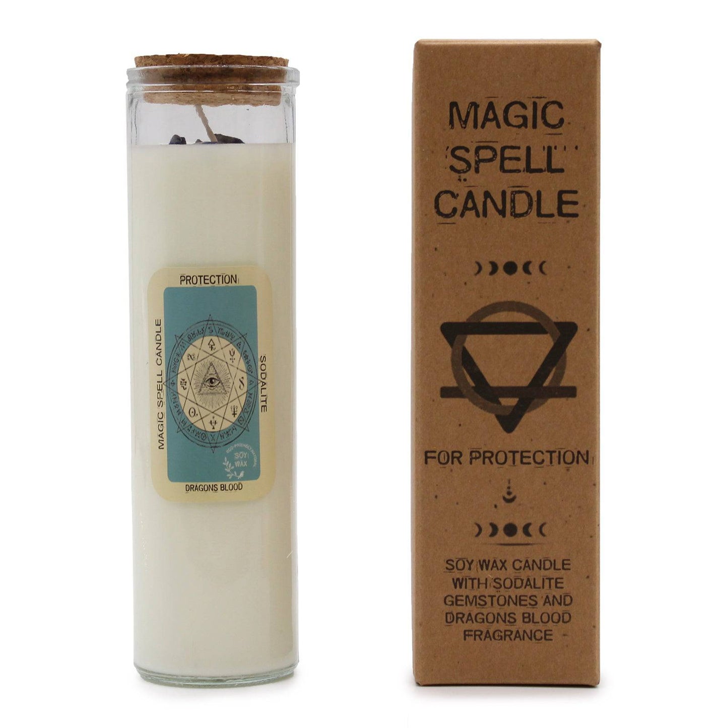 Magic Spell Soy Wax Candle - Protection - Crystal Nest