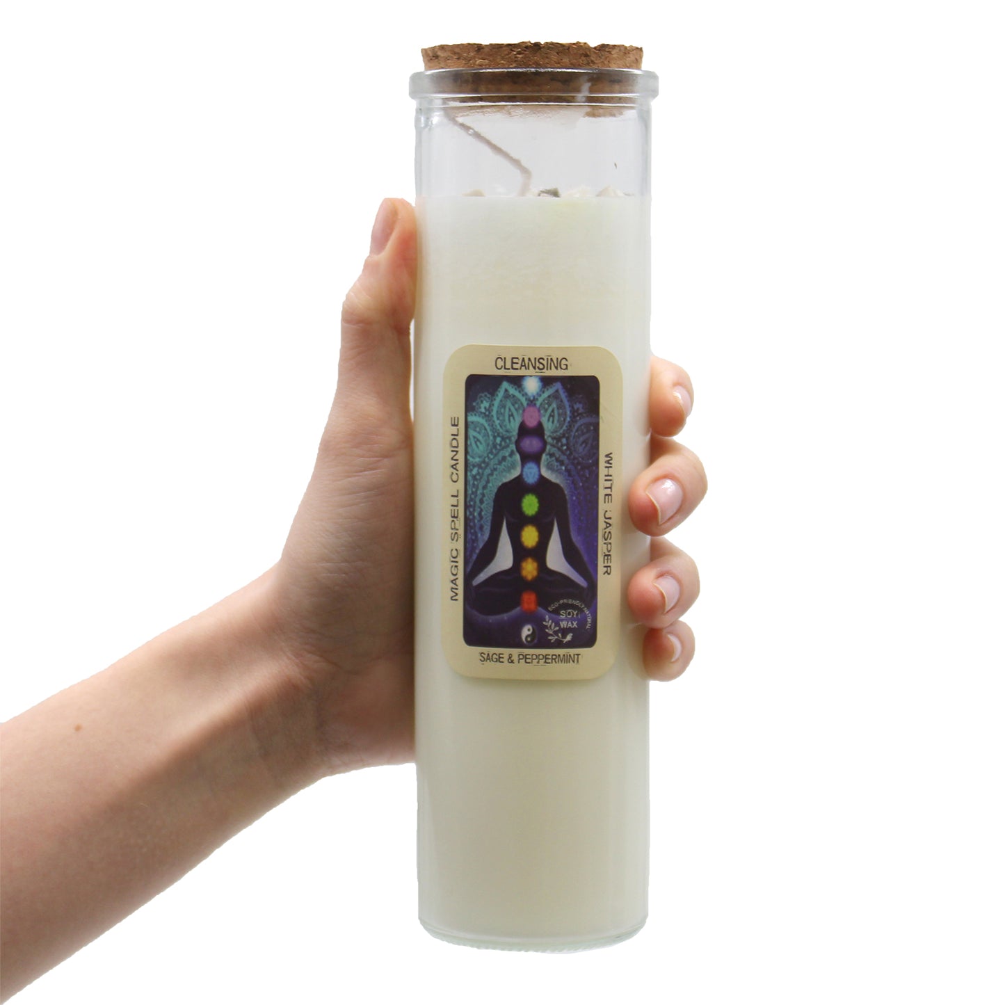 Magic Spell Soy Wax Candle - Cleansing - Crystal Nest