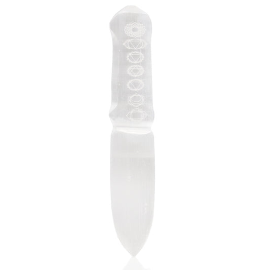 Selenite Ritual Knife | Chakra - Crystal Nest