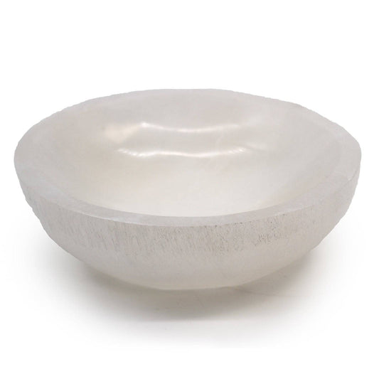Large Selenite Cleansing Bowl - Crystal Nest