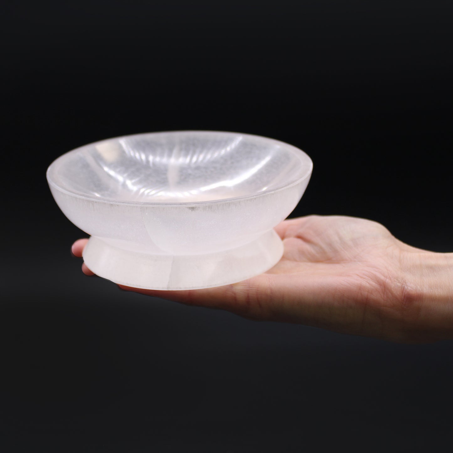 Large Selenite Ritual Bowl - Crystal Nest