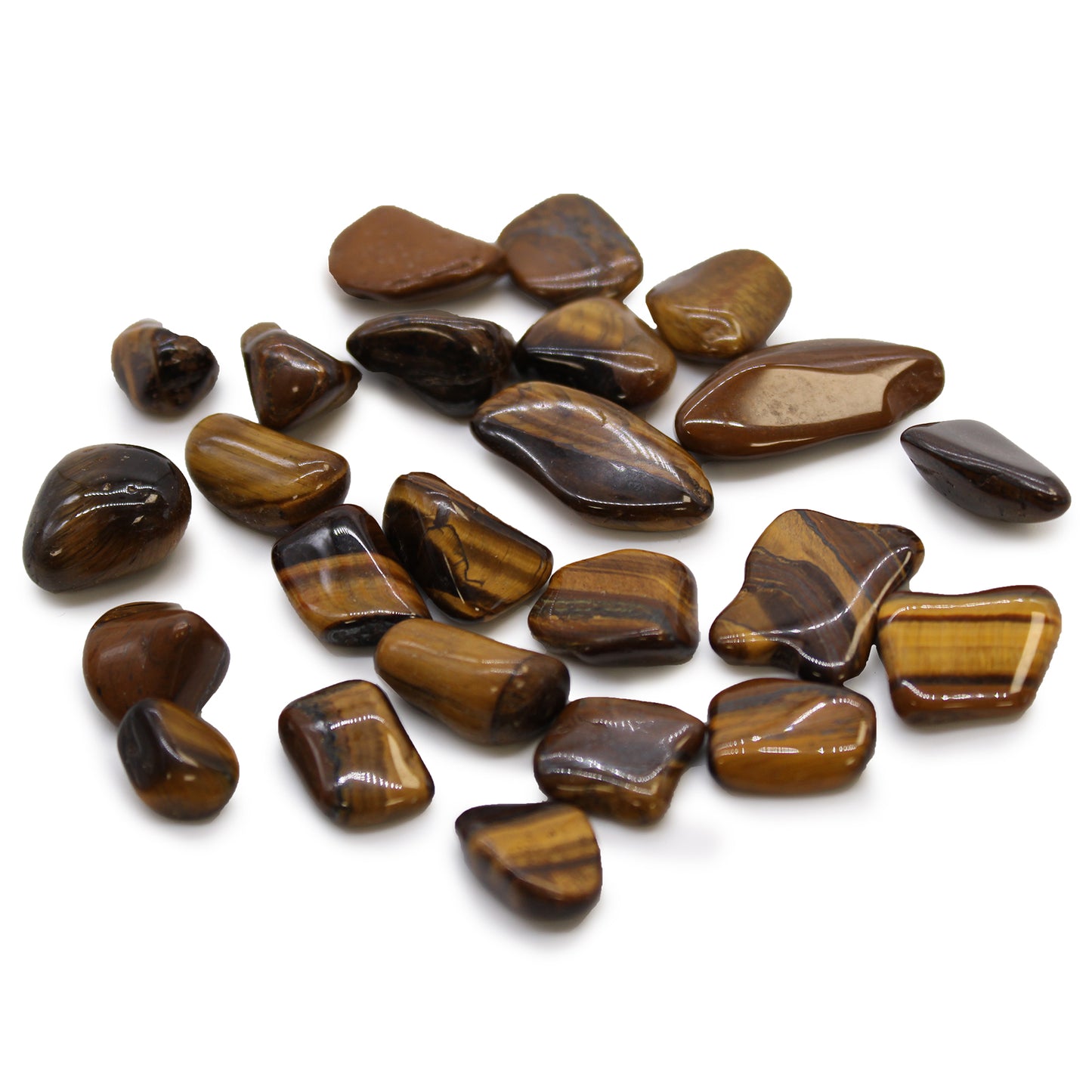 Golden Tigers Eye Tumblestone - Small - Crystal Nest
