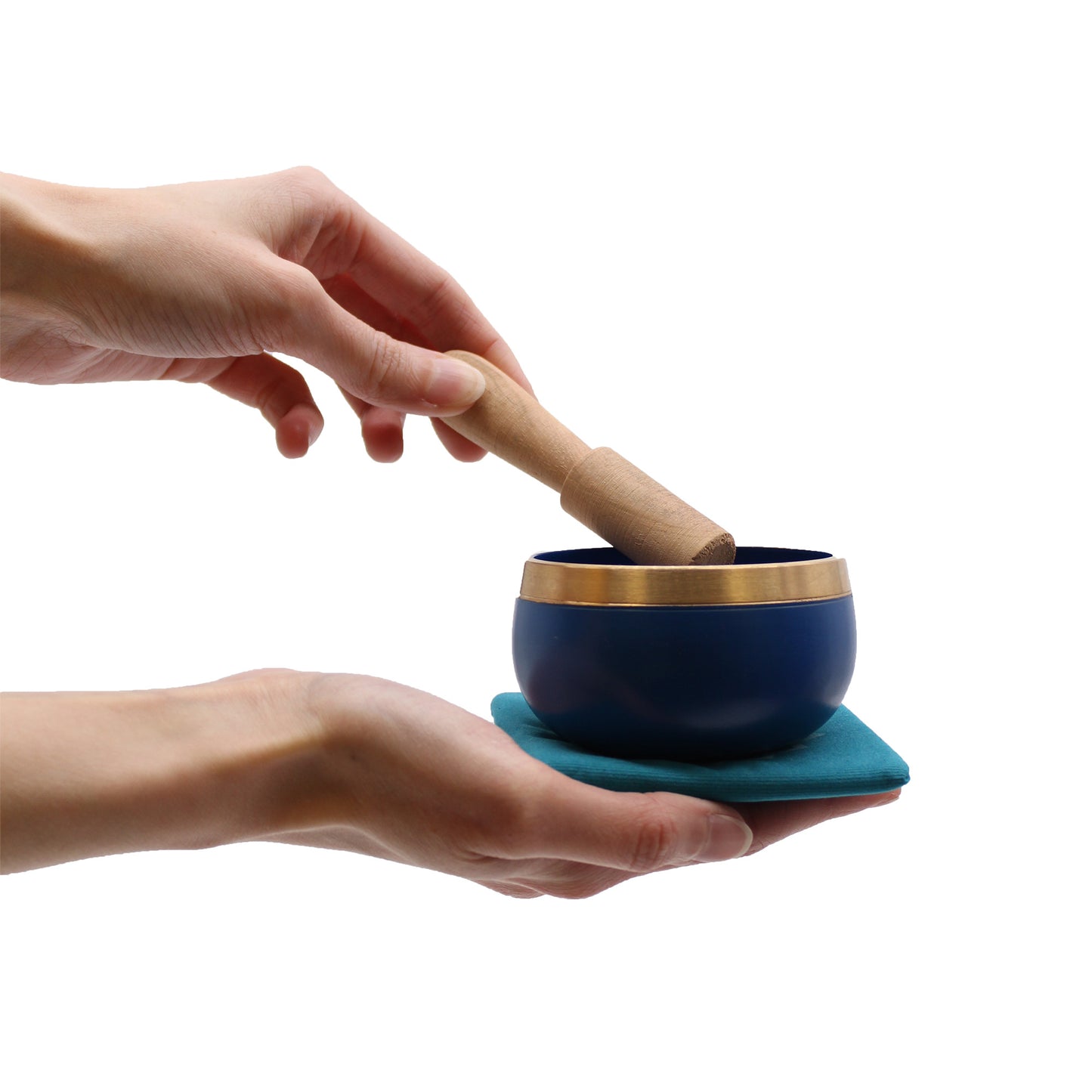 Chakra Pyramid Singing Bowl Gift Set - Crystal Nest