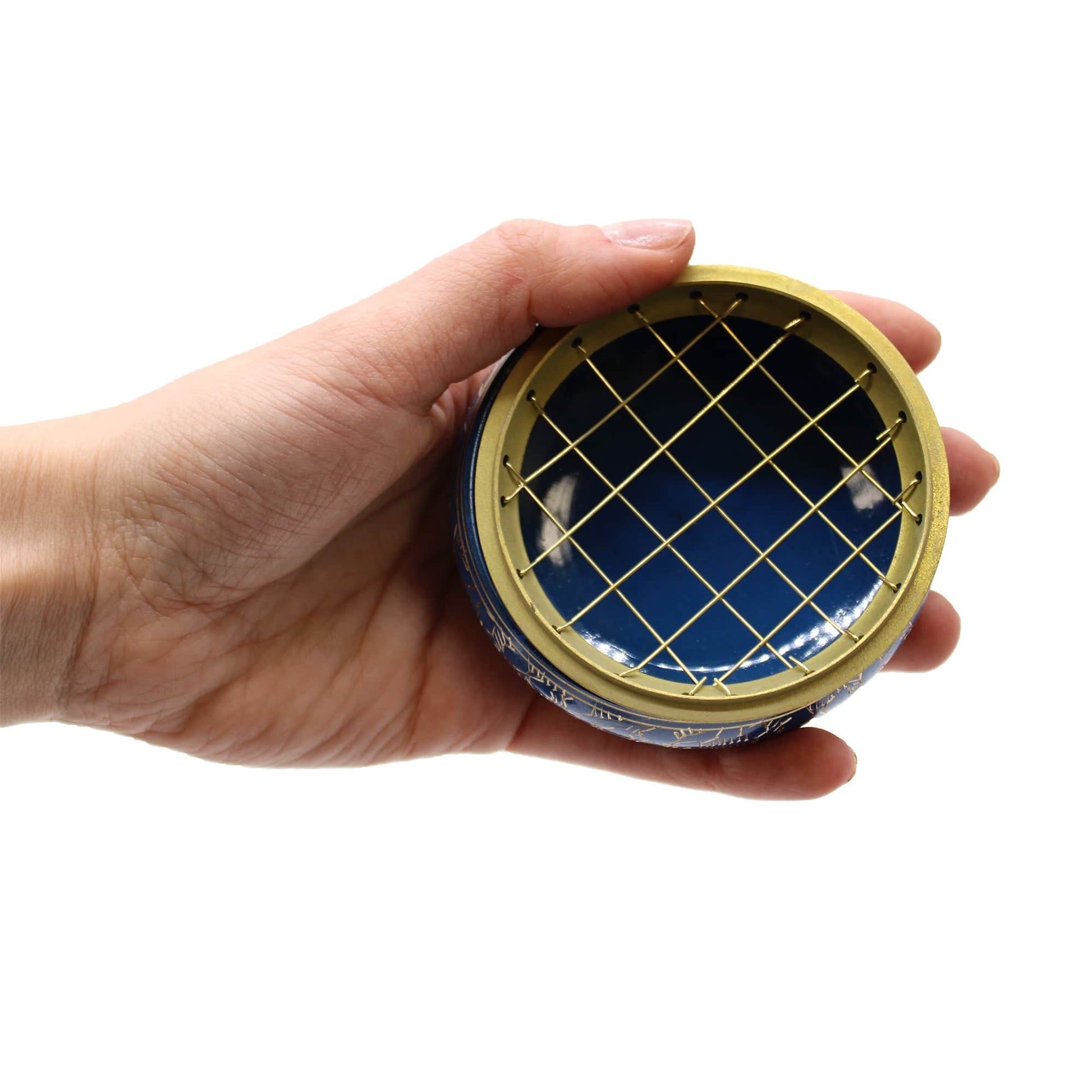 Third Eye Chakra Blue Charcoal Incense Burner Jar - Crystal Nest