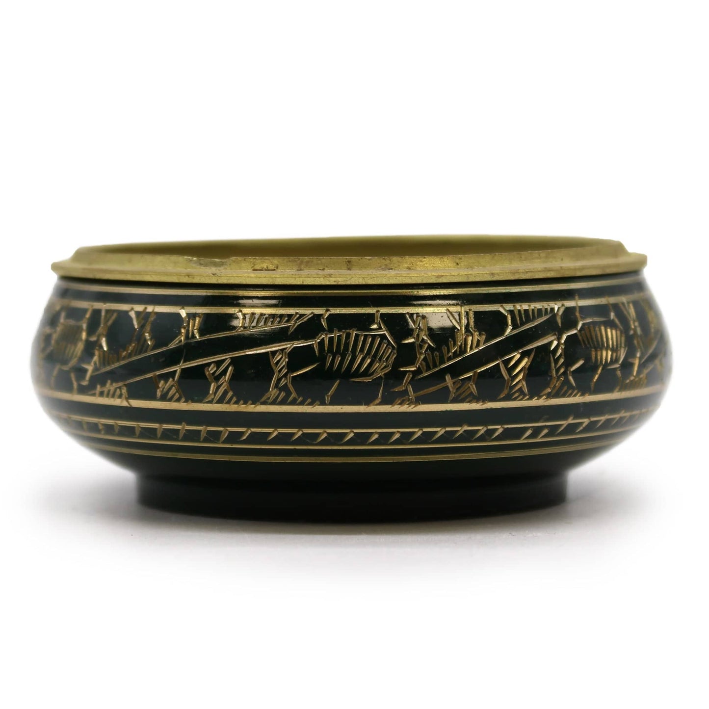 Heart Chakra Dark Green Charcoal Incense Burner Jar - Crystal Nest