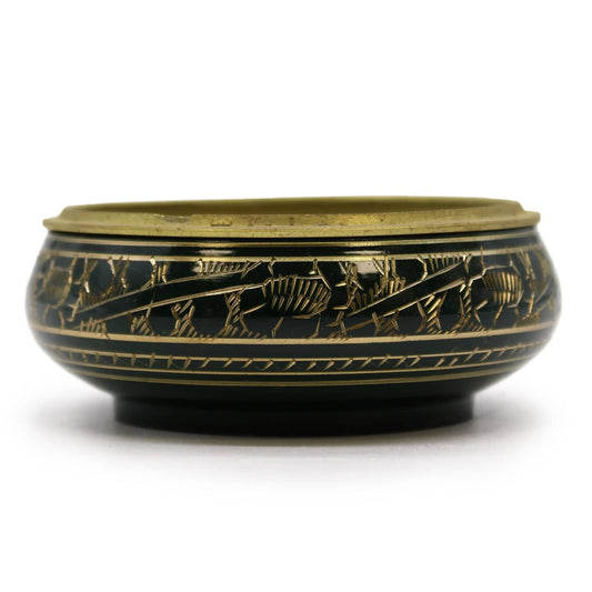 Heart Chakra Dark Green Charcoal Incense Burner Jar - Crystal Nest