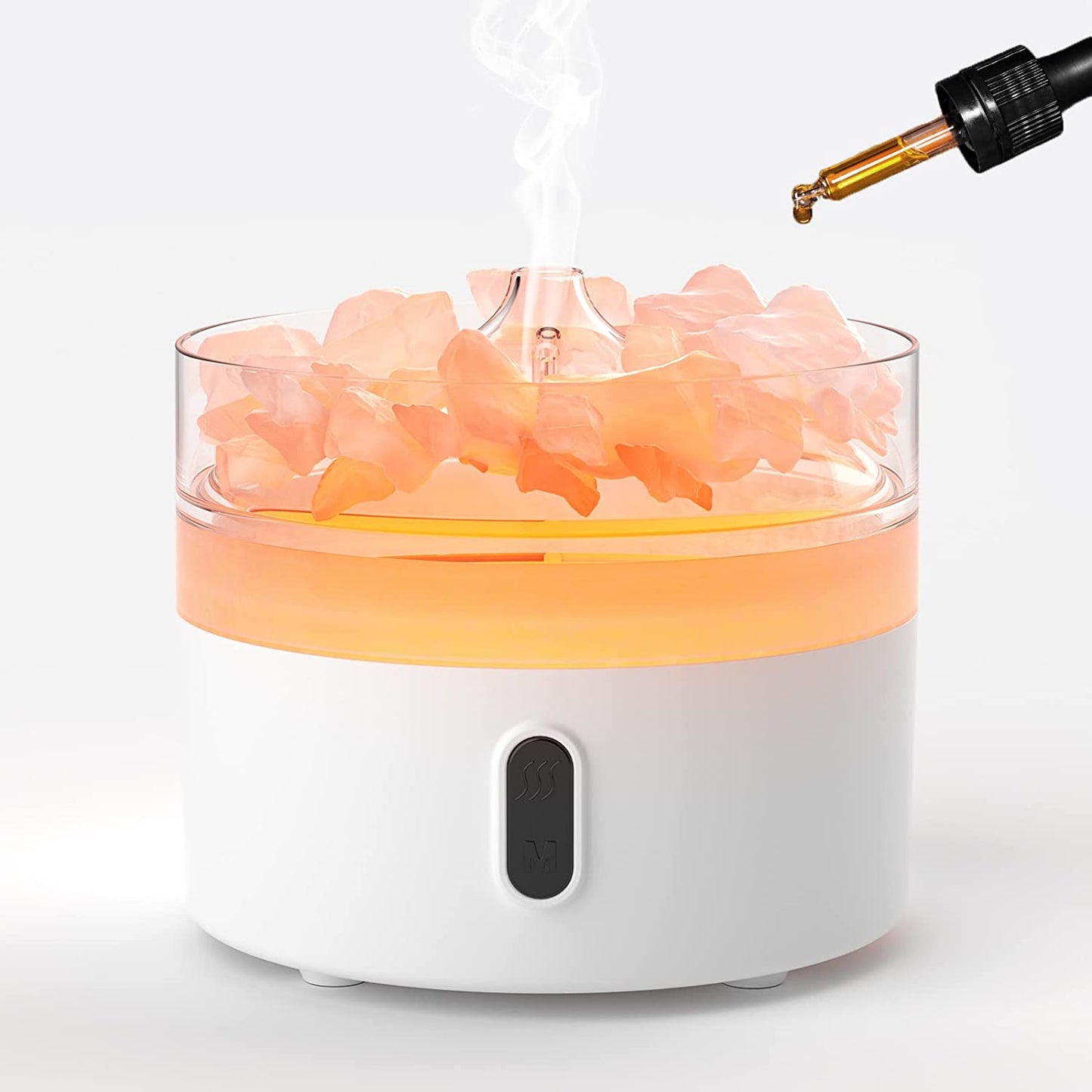 Himalayan Salt Aroma Diffuser with Night Light - Crystal Nest
