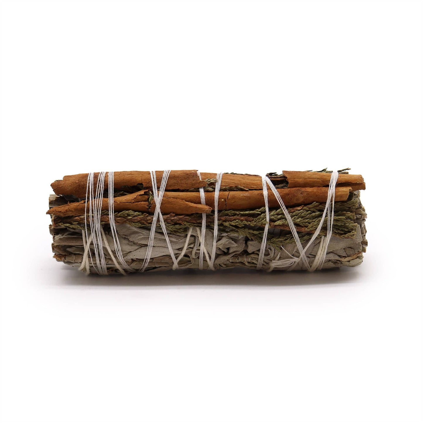 Smudge Stick - White Sage, Cedar & Cinnamon - Crystal Nest