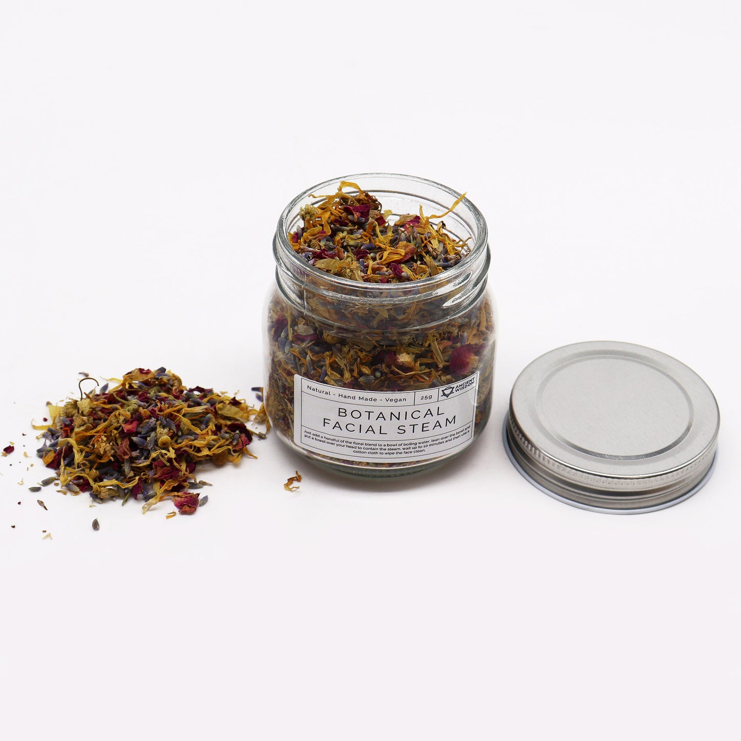 Botanical Facial Steam Blend | Natural Skin Revitalisation 250g - Crystal Nest