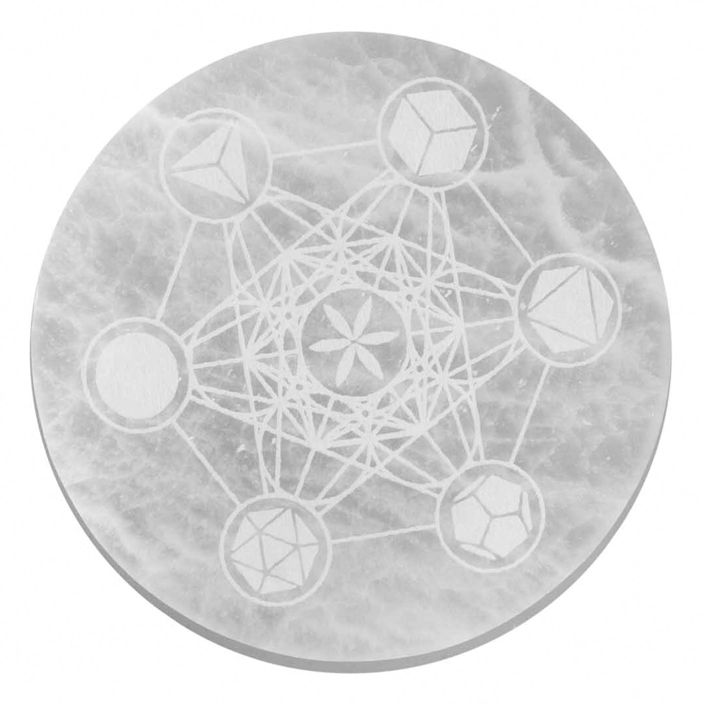 Sacred Geometry Charging Plate - Crystal Nest
