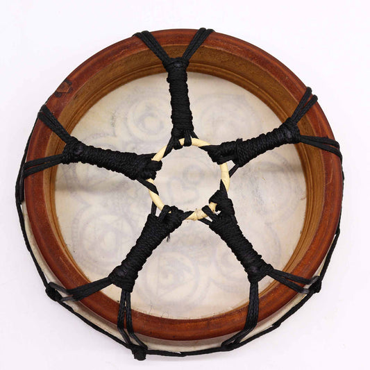 Chakra Shamanic Drum with Stick - Crystal Nest
