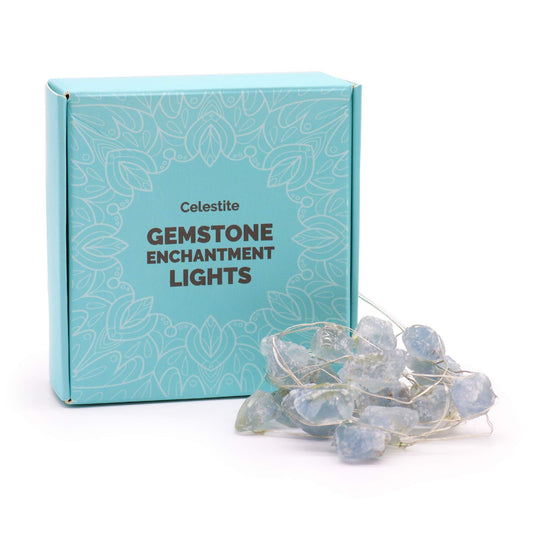 Crystal Glow LED String Lights – Celestite - Crystal Nest
