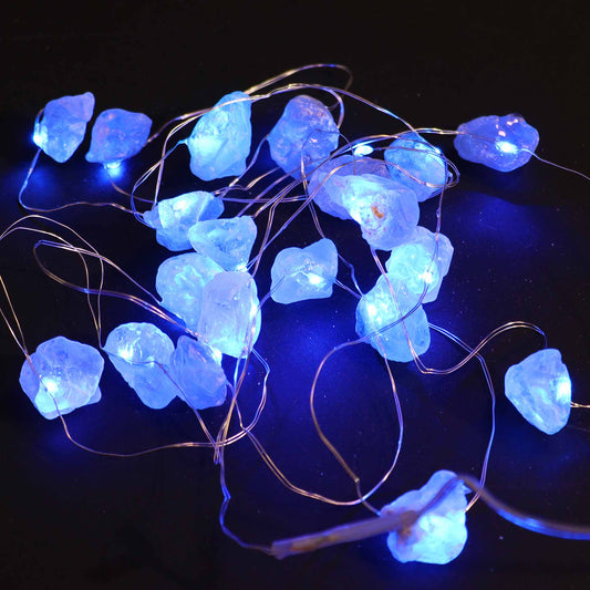 Crystal Glow LED String Lights – Celestite - Crystal Nest